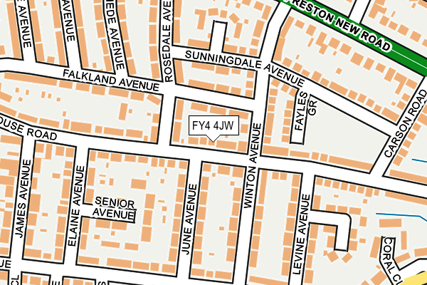 FY4 4JW map - OS OpenMap – Local (Ordnance Survey) FY4 4JW map - OS OpenMap – Local (Ordnance Survey)
