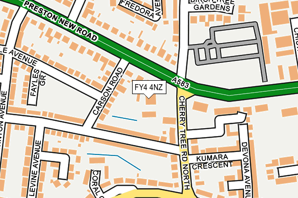 FY4 4NZ map - OS OpenMap – Local (Ordnance Survey) FY4 4NZ map - OS OpenMap – Local (Ordnance Survey)