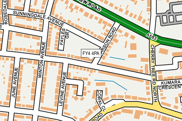 FY4 4PA map - OS OpenMap – Local (Ordnance Survey) FY4 4PA map - OS OpenMap – Local (Ordnance Survey)