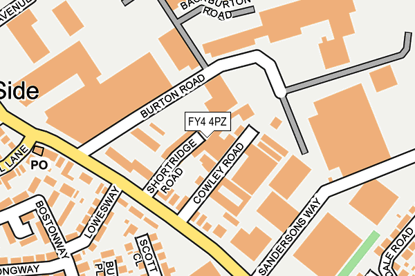 FY4 4PZ map - OS OpenMap – Local (Ordnance Survey) FY4 4PZ map - OS OpenMap – Local (Ordnance Survey)