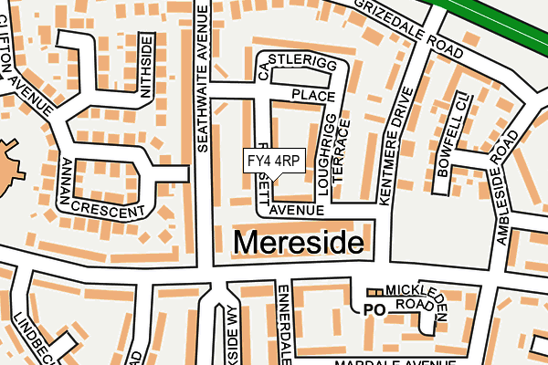 FY4 4RP map - OS OpenMap – Local (Ordnance Survey)