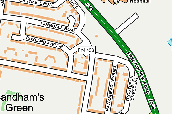 FY4 4SS map - OS OpenMap – Local (Ordnance Survey) FY4 4SS map - OS OpenMap – Local (Ordnance Survey)