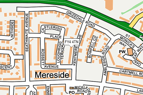 FY4 4TN map - OS OpenMap – Local (Ordnance Survey) FY4 4TN map - OS OpenMap – Local (Ordnance Survey)