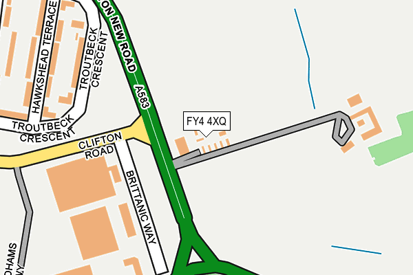 FY4 4XQ map - OS OpenMap – Local (Ordnance Survey) FY4 4XQ map - OS OpenMap – Local (Ordnance Survey)