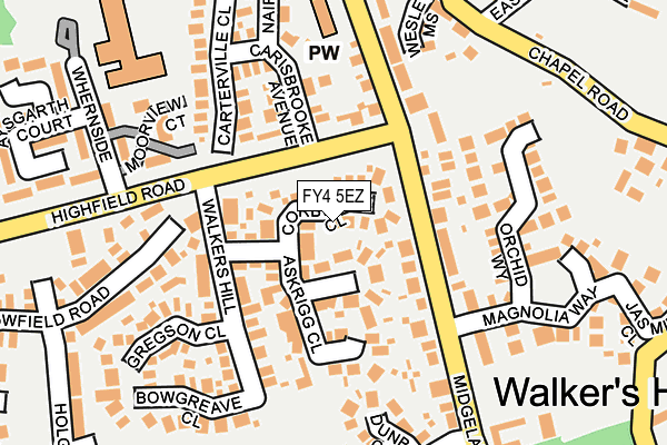 FY4 5EZ map - OS OpenMap – Local (Ordnance Survey) FY4 5EZ map - OS OpenMap – Local (Ordnance Survey)