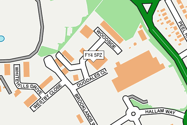 FY4 5PZ map - OS OpenMap – Local (Ordnance Survey) FY4 5PZ map - OS OpenMap – Local (Ordnance Survey)