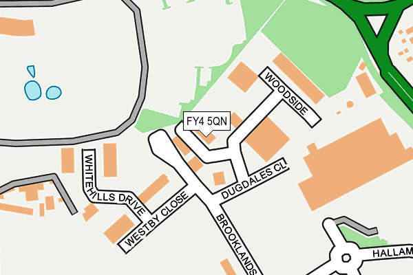 FY4 5QN map - OS OpenMap – Local (Ordnance Survey) FY4 5QN map - OS OpenMap – Local (Ordnance Survey)