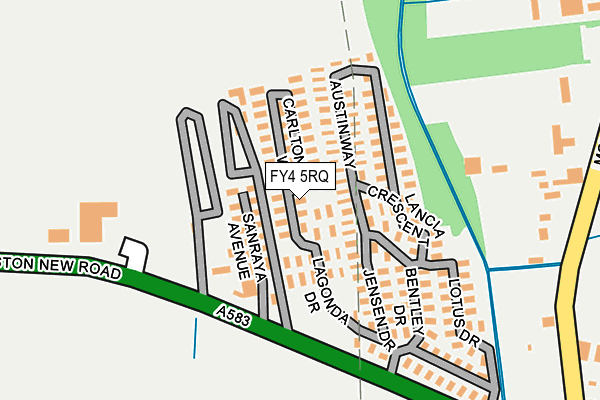FY4 5RQ map - OS OpenMap – Local (Ordnance Survey) FY4 5RQ map - OS OpenMap – Local (Ordnance Survey)