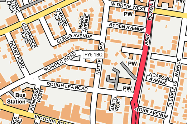 FY5 1BQ map - OS OpenMap – Local (Ordnance Survey) FY5 1BQ map - OS OpenMap – Local (Ordnance Survey)