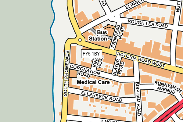 FY5 1BY map - OS OpenMap – Local (Ordnance Survey) FY5 1BY map - OS OpenMap – Local (Ordnance Survey)