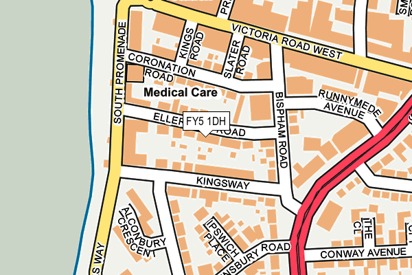 FY5 1DH map - OS OpenMap – Local (Ordnance Survey) FY5 1DH map - OS OpenMap – Local (Ordnance Survey)