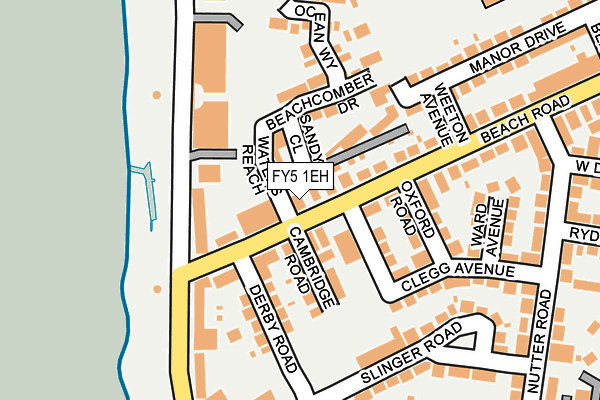 FY5 1EH map - OS OpenMap – Local (Ordnance Survey) FY5 1EH map - OS OpenMap – Local (Ordnance Survey)