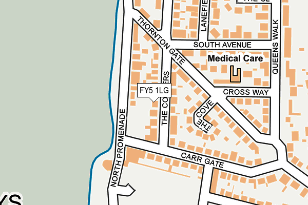 FY5 1LG map - OS OpenMap – Local (Ordnance Survey) FY5 1LG map - OS OpenMap – Local (Ordnance Survey)