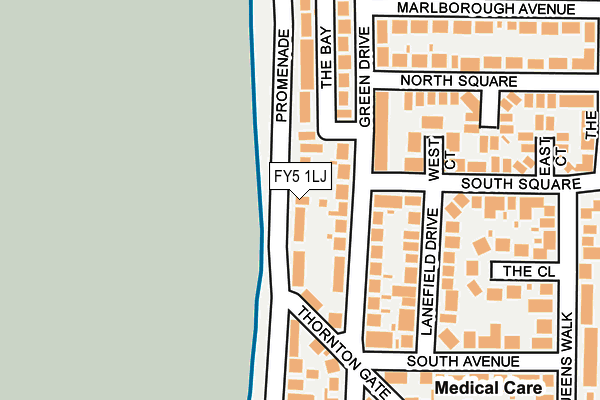 FY5 1LJ map - OS OpenMap – Local (Ordnance Survey) FY5 1LJ map - OS OpenMap – Local (Ordnance Survey)