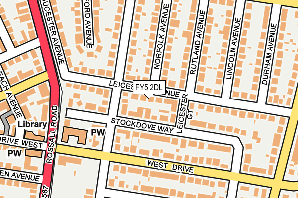 FY5 2DL map - OS OpenMap – Local (Ordnance Survey) FY5 2DL map - OS OpenMap – Local (Ordnance Survey)