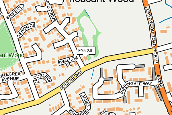 FY5 2JL map - OS OpenMap – Local (Ordnance Survey) FY5 2JL map - OS OpenMap – Local (Ordnance Survey)