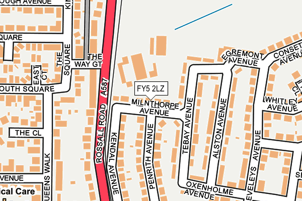 FY5 2LZ map - OS OpenMap – Local (Ordnance Survey) FY5 2LZ map - OS OpenMap – Local (Ordnance Survey)