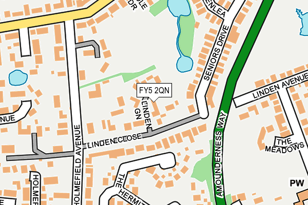 FY5 2QN map - OS OpenMap – Local (Ordnance Survey) FY5 2QN map - OS OpenMap – Local (Ordnance Survey)
