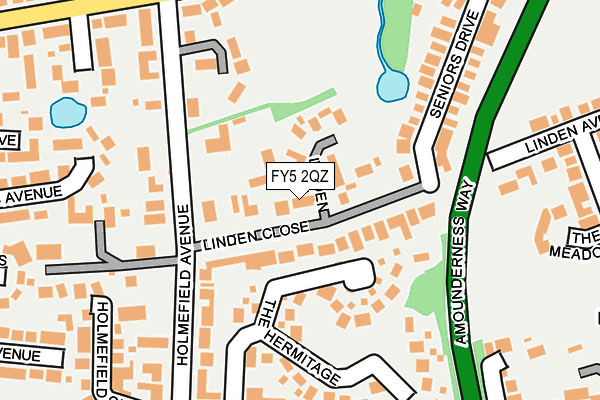 FY5 2QZ map - OS OpenMap – Local (Ordnance Survey) FY5 2QZ map - OS OpenMap – Local (Ordnance Survey)
