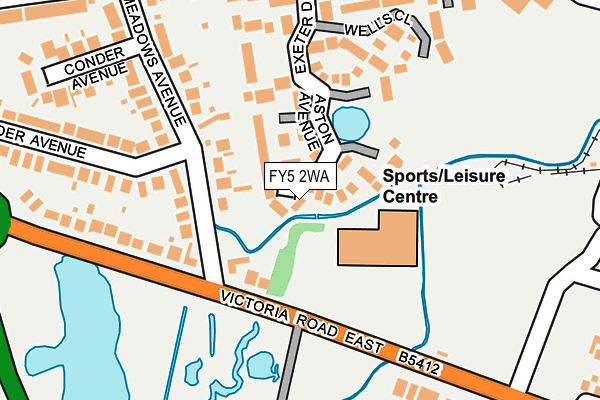 FY5 2WA map - OS OpenMap – Local (Ordnance Survey) FY5 2WA map - OS OpenMap – Local (Ordnance Survey)