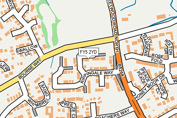FY5 2YD map - OS OpenMap – Local (Ordnance Survey) FY5 2YD map - OS OpenMap – Local (Ordnance Survey)
