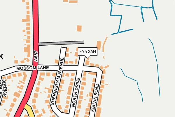 FY5 3AH map - OS OpenMap – Local (Ordnance Survey) FY5 3AH map - OS OpenMap – Local (Ordnance Survey)