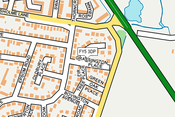 FY5 3DP map - OS OpenMap – Local (Ordnance Survey) FY5 3DP map - OS OpenMap – Local (Ordnance Survey)