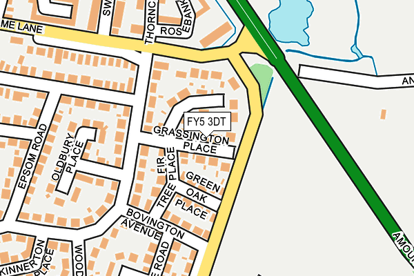 FY5 3DT map - OS OpenMap – Local (Ordnance Survey) FY5 3DT map - OS OpenMap – Local (Ordnance Survey)
