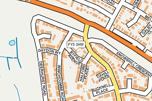 FY5 3HW map - OS OpenMap – Local (Ordnance Survey) FY5 3HW map - OS OpenMap – Local (Ordnance Survey)