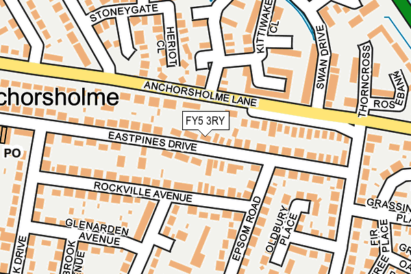 FY5 3RY map - OS OpenMap – Local (Ordnance Survey) FY5 3RY map - OS OpenMap – Local (Ordnance Survey)