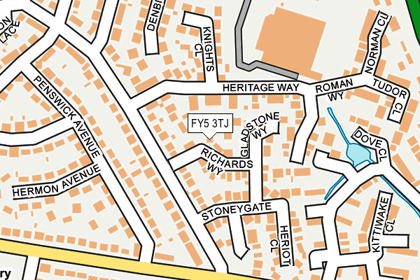FY5 3TJ map - OS OpenMap – Local (Ordnance Survey) FY5 3TJ map - OS OpenMap – Local (Ordnance Survey)