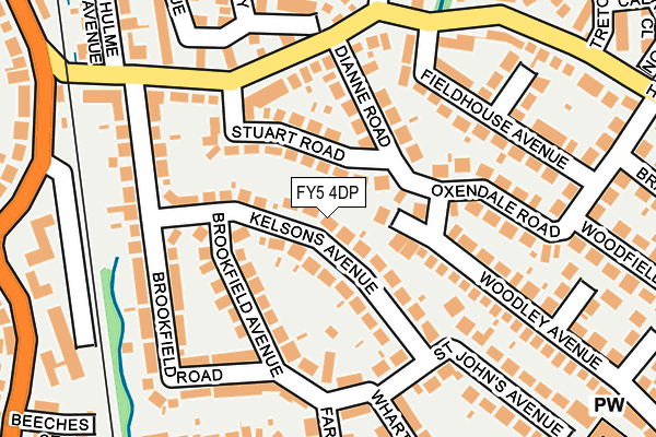FY5 4DP map - OS OpenMap – Local (Ordnance Survey) FY5 4DP map - OS OpenMap – Local (Ordnance Survey)