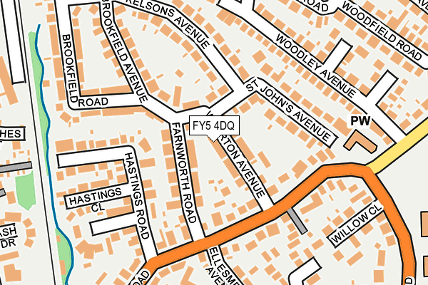 FY5 4DQ map - OS OpenMap – Local (Ordnance Survey) FY5 4DQ map - OS OpenMap – Local (Ordnance Survey)