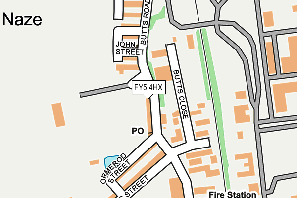 FY5 4HX map - OS OpenMap – Local (Ordnance Survey) FY5 4HX map - OS OpenMap – Local (Ordnance Survey)