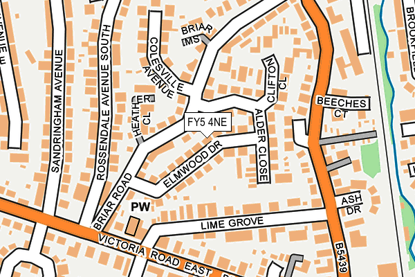 FY5 4NE map - OS OpenMap – Local (Ordnance Survey) FY5 4NE map - OS OpenMap – Local (Ordnance Survey)