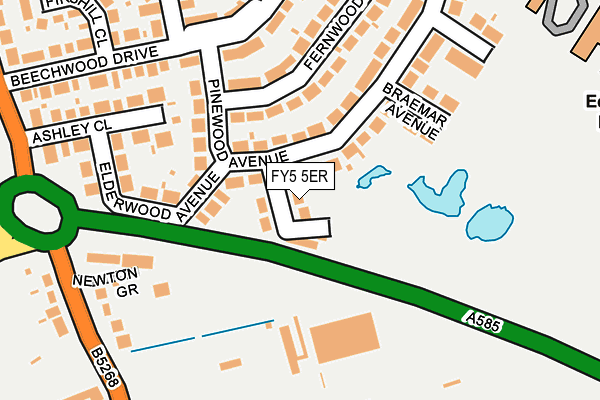 FY5 5ER map - OS OpenMap – Local (Ordnance Survey) FY5 5ER map - OS OpenMap – Local (Ordnance Survey)