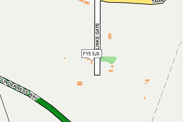 FY5 5JX map - OS OpenMap – Local (Ordnance Survey) FY5 5JX map - OS OpenMap – Local (Ordnance Survey)