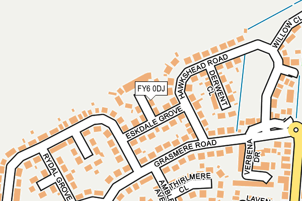 FY6 0DJ map - OS OpenMap – Local (Ordnance Survey) FY6 0DJ map - OS OpenMap – Local (Ordnance Survey)