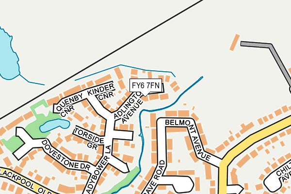 FY6 7FN map - OS OpenMap – Local (Ordnance Survey) FY6 7FN map - OS OpenMap – Local (Ordnance Survey)