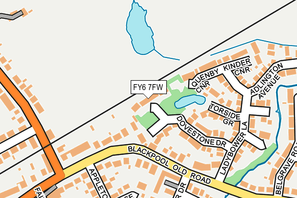 FY6 7FW map - OS OpenMap – Local (Ordnance Survey) FY6 7FW map - OS OpenMap – Local (Ordnance Survey)