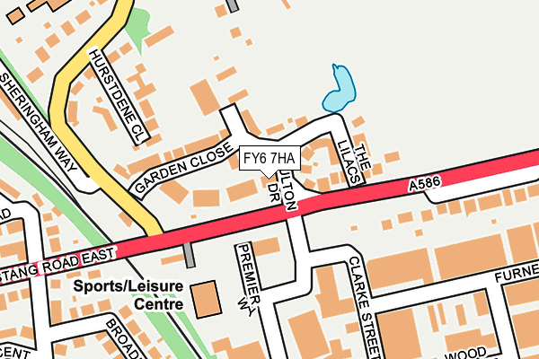 FY6 7HA map - OS OpenMap – Local (Ordnance Survey) FY6 7HA map - OS OpenMap – Local (Ordnance Survey)