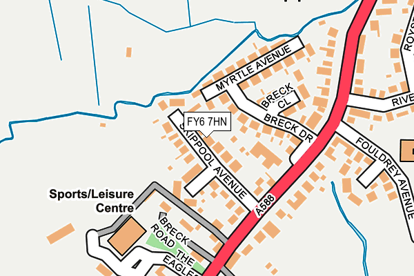 FY6 7HN map - OS OpenMap – Local (Ordnance Survey)