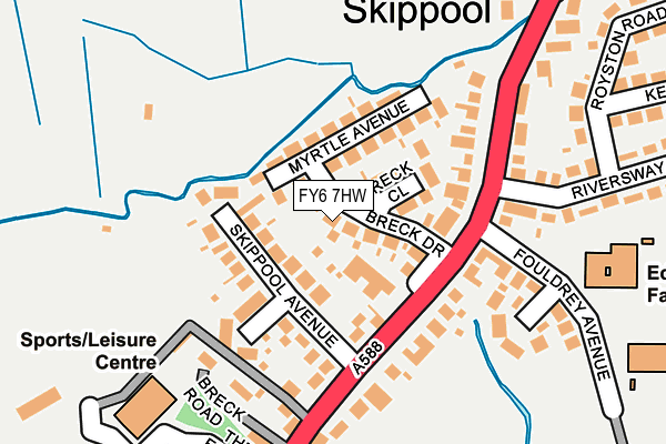 FY6 7HW map - OS OpenMap – Local (Ordnance Survey) FY6 7HW map - OS OpenMap – Local (Ordnance Survey)
