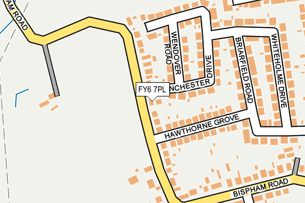 FY6 7PL map - OS OpenMap – Local (Ordnance Survey) FY6 7PL map - OS OpenMap – Local (Ordnance Survey)