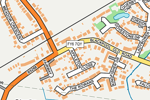 FY6 7QY map - OS OpenMap – Local (Ordnance Survey) FY6 7QY map - OS OpenMap – Local (Ordnance Survey)