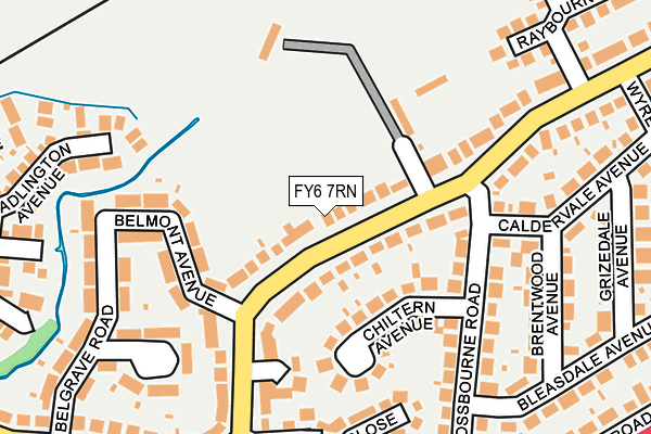 FY6 7RN map - OS OpenMap – Local (Ordnance Survey) FY6 7RN map - OS OpenMap – Local (Ordnance Survey)