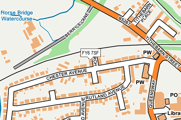 FY6 7SF map - OS OpenMap – Local (Ordnance Survey) FY6 7SF map - OS OpenMap – Local (Ordnance Survey)