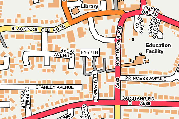 FY6 7TB map - OS OpenMap – Local (Ordnance Survey) FY6 7TB map - OS OpenMap – Local (Ordnance Survey)