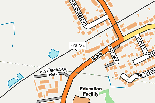 FY6 7XE map - OS OpenMap – Local (Ordnance Survey) FY6 7XE map - OS OpenMap – Local (Ordnance Survey)