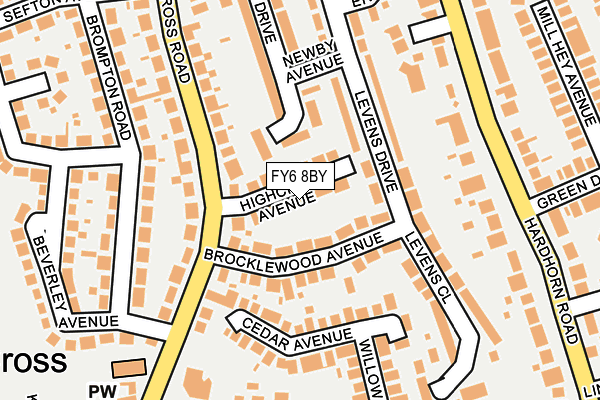 FY6 8BY map - OS OpenMap – Local (Ordnance Survey) FY6 8BY map - OS OpenMap – Local (Ordnance Survey)